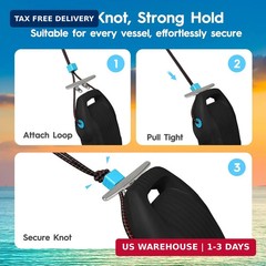 AWEMUFA Boat Fenders Easy to Install Bumper for Docking Ideal Fender for Pontoon