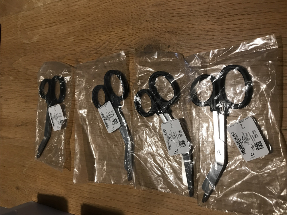 4 pair of scissors ADC Listerette Bandage Scissors