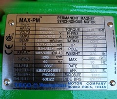 New 20Hp Electric Motor Westinghouse 1200 – 1800 RPM