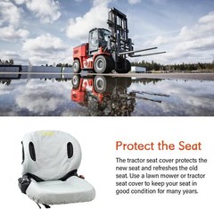 Forklift Tractor Seat Cover, 600D Oxford Cloth Weatherproof Durable Seat Cove…