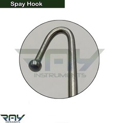 Spay Snook Hook Ball Tip Animal Ovaries Removal Veterinary Surgical Instruments