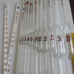 FISHERBRAND LABWARE~ 11 Pc. VOLUMETRIC PIPETTES ~ Science Projects, Collections!