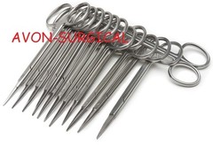 12 Premium Grade Iris Scissors 4.5″ Straight Surgical Dental Instruments