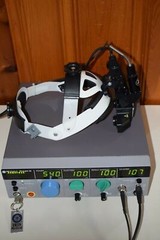 Iridex / Iris Medical SL laser with laser indirect ophthalmoscope (LIO)