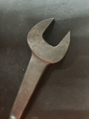 Vtg WILLIAMS 207 1-1/16″ 5/8″ USS Bolt Rat Tail Spud Wrench Iron Workers Tool