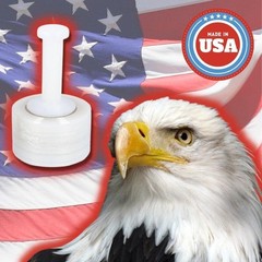 18 Rolls Mini Hand Stretch Wrap 3″ x 1500′ 80 Gauge Clear Plastic Shrink Film