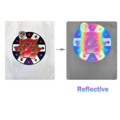 USA CALCA 19.7in x 16.4ft Reflective Colorful DTF Transfer Film Roll Cold Peel