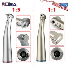 USA NSK Style Dental 1:5 /1:1 ratio Contra Angle Fiber Optic LED Handpiece Inner