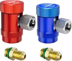 R1234yf Quick Couplers Set for AC Refrigerant Manifold Gauge Adapters