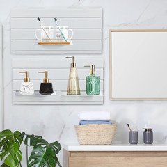45 Pcs Hanging Slatwall Shelves Accessories Clear Slatwall Wire Shelf Shoe Shelv