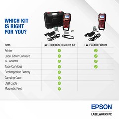 Epson LABELWORKS LW-PX900 Industrial Label Maker (LIFETIME WARRANTY)