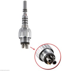 3x Dental Coupling LED Lamp fit KAVO Multiflex Lux Turbine Coupler 6 Pin Holes
