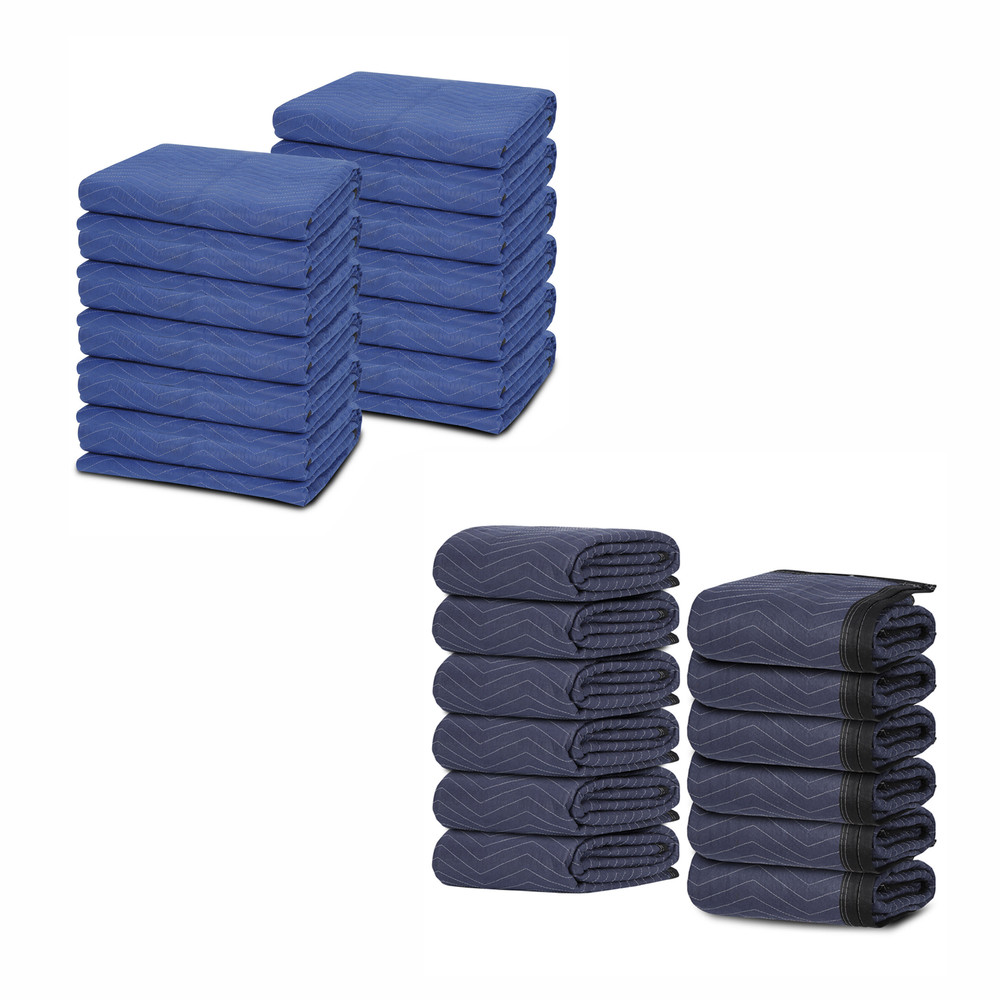 12/24/48PCS 80″x72″ Moving Blankets Quilted Shipping Furniture Pads 35lb/dz