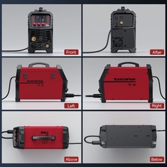 ARCCAPTAIN 200A MIG Welder 6 in 1 Gas/Gasless Flux Core/Stick/TIG & Welding Rod