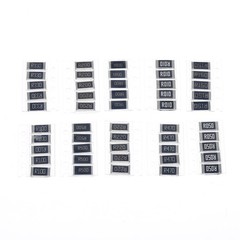 50Pcs 2512 Surface Mount Device Resistor Kit 0.01R-1R Ohm 1% 1W