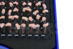 Shars 190 Pcs M1 .061-.250″ Class ZZ Steel Pin Plug Gage Gauge Set Minus (-) R}