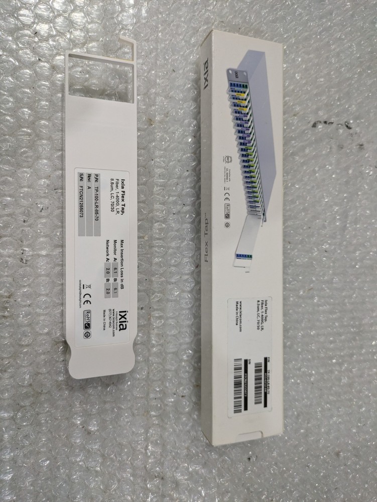 IXIA FLEX TAP FIBER 1-400G,LR, 8.5UM,LC,70/30 TP-100-LR-85-70 REV A