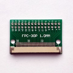 🇬🇧 1mm/0.5mm FPC FFC adapter, flat flexible cable converter breakout PCB board