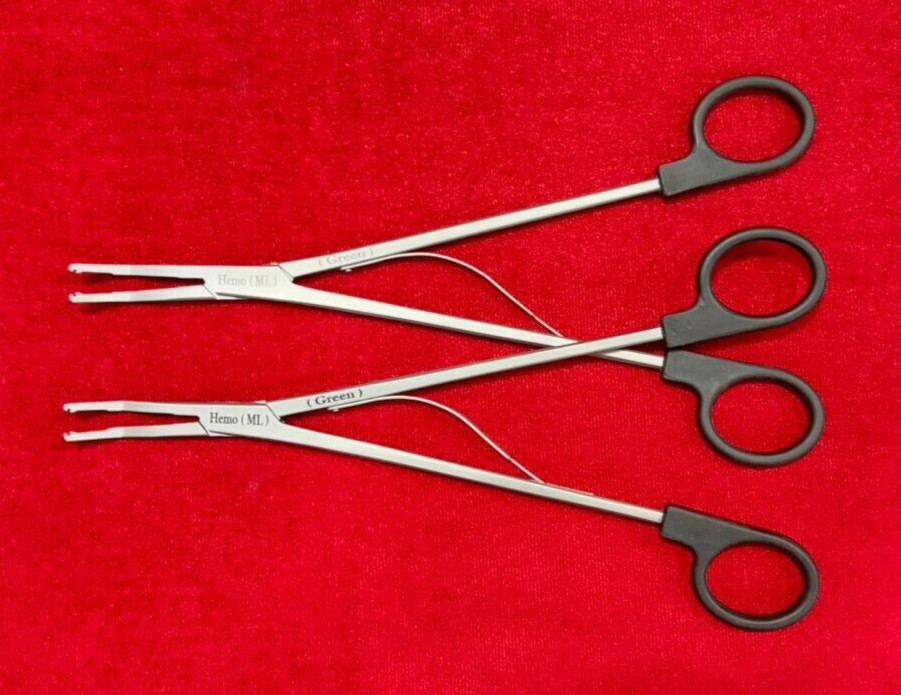 Open Surgery Hem-O-Lok Applier Green (ML Size) Reusable Instruments – 2 nos.