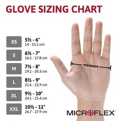 Microflex Diamond Grip MF-300 Latex Gloves Size X-Large – Box of 100 XL Gloves