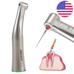 Dental 8:1 Endo Handpiece Endodontic Contra Angle Mini Head Push Button fit NSK