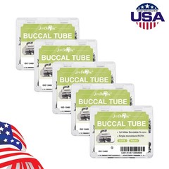 50set Dental Orthodontic 1st Molar Roth 0.018 Buccal Tubes Bondable Monoblock