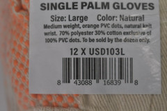 Lot of 12 Pairs Techniweld USA Southern Glove Single Palm Gloves Large Size