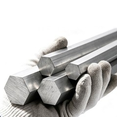 Solid Metal Hexagonal Bar Rod A2 304 Stainless Steel 4mm-26mm Metal Engineering