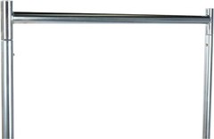 Clothing Clothes Rack Z-Truck Rolling Locking Casters 68″ x 36″ Single Rail