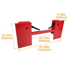 4000LBS Skid Steer Quick Tach Conversion Adapter Plate Attachment For Bobtach