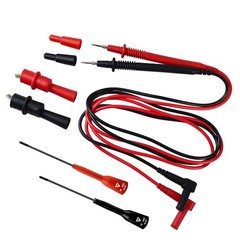 15-Piece Test Lead Set for Digital Multimeters & Clamp Meters, Alligator Clips,