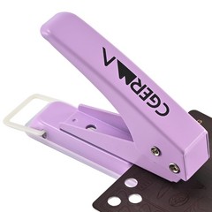 Single Hole Puncher, 1/4″ Hole, 50% Labor Savings, Heavy Duty Metal Punch, 15…