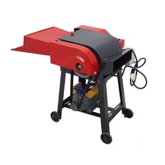 220V Hay Chopper Animals Feed Fodder Cutting Corn Straw Chaff Cutter 6 Blades