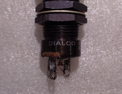 AIRCRAFT WARNING LIGHT DIALCO YELLOW INDICATOR MS25041-8 NEW