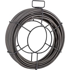 VEVOR Drain Cable Sewer Cable 50Ft 1/2In Drain Cleaning Cable Auger Snake Pipe