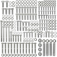 Stainless Steel Hex Bolt Kit for Ford 260 289 302 Engines – 228 Pcs Nuts & Bolts