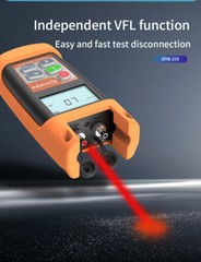 Mini New Fiber Optical Power Meter FTTH Loss Tester Komshine KPM-25V w/VFL 10mw