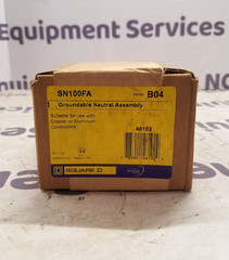 Square D SN100FA Groundable Neutral Assembly 100A Ser B04 100 Amp
