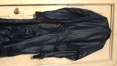 UNICLEAN WATER-REPELLENT POLYESTER INDUSTRIAL COVERALLS ( LARGE ) BLUE NWOT
