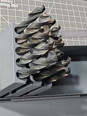 New 16 Pc. Huot LARGE Drill Bit Index 33/64″ – 3/4″ by 64ths. In Metal Case!