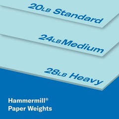 Hammermill Colored Paper, 20 lb Blue Printer Paper, 8.5 x 11-10 Ream (5,000 Shee