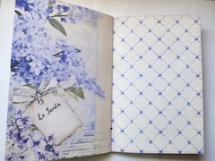 Junk Journal Blank Booklet “LAVENDER DREAMS” Vintage Purples 40pgs