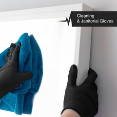Fifth Pulse Nitrile Exam Latex Free & Powder Free Gloves – Black