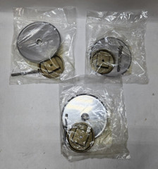 Sioux Chief 873-240 Cleanout Cover Kit 4″ dia. w/Bolt & 2″ Brass Plug (Lot of 3)