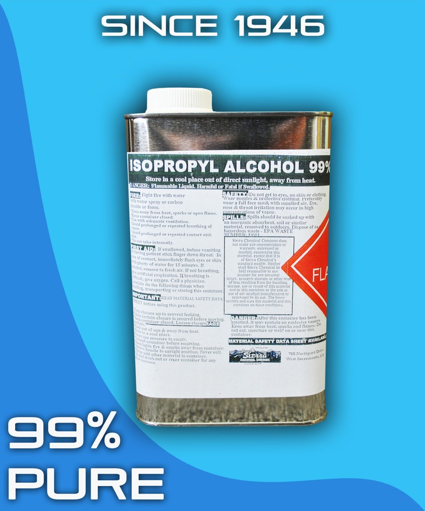 Isopropyl Alcohol 99% 1 Quart Solvent