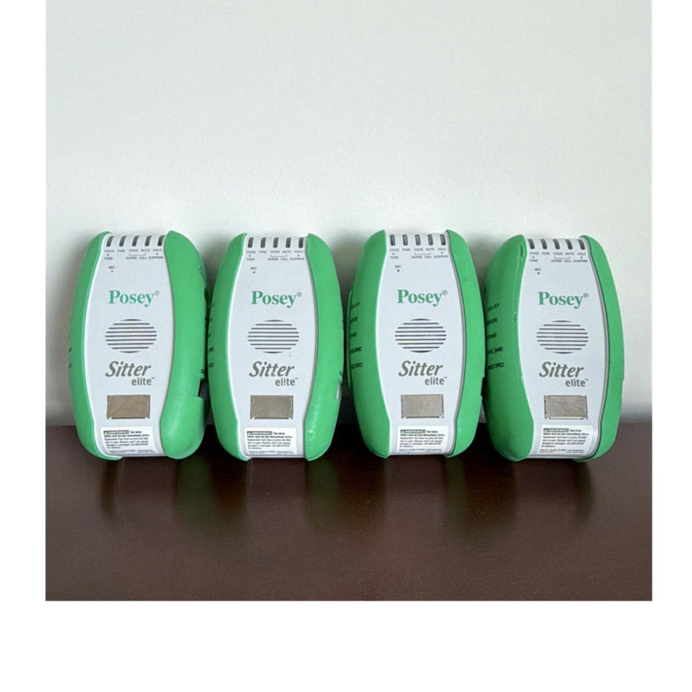 Posey Sitter Elite Nurse Call Alarm Lot of 4, Model 8345, Emergency Medicine