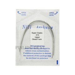 Dental Orthodonic Niti Round Arch Wire Super Elastic Ovoid Form 014 Upper/Lower