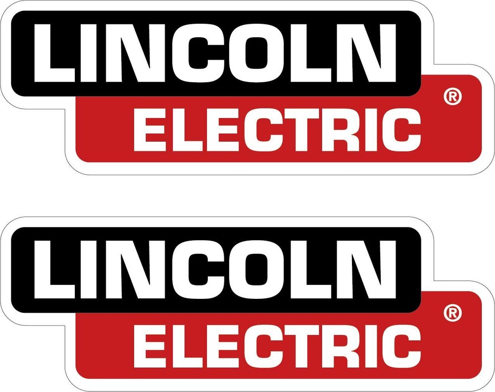 Lincoln (2) Electric Welder Stickers 6.5″ X 19.0″ Free Ship and Tracking P