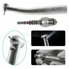 Dental LED Turbine Fiber Optic High Speed Handpiece 6Hole Quick Coupler Coupling