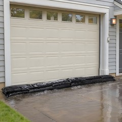 VEVOR Flood Barrier 5 x 0.7 ft Reusable Flood Bags Activated by Water 4 Pack